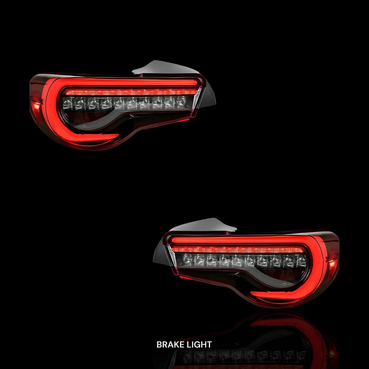 Sequential Clear Red Full LED Tail Lights – Fits Toyota 86 / ZN6 1st Gen. (2012–2021) | LH + RH Pair - Blckline Automotive