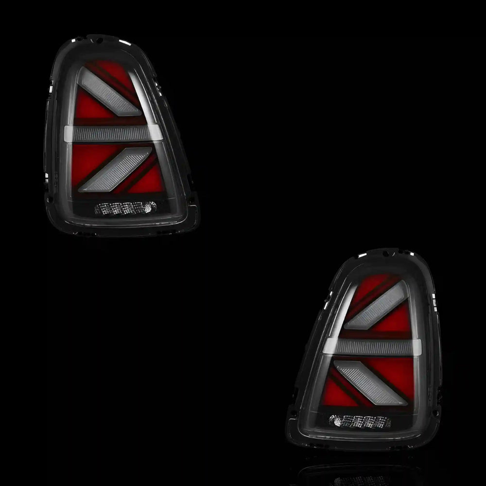 
                  
                    Sequential Clear Red LED Tail Lights – Fits Mini Cooper R56 / R57 / R58 / R59 (2007 - 2015) | LH + RH Pair - Blckline Automotive
                  
                