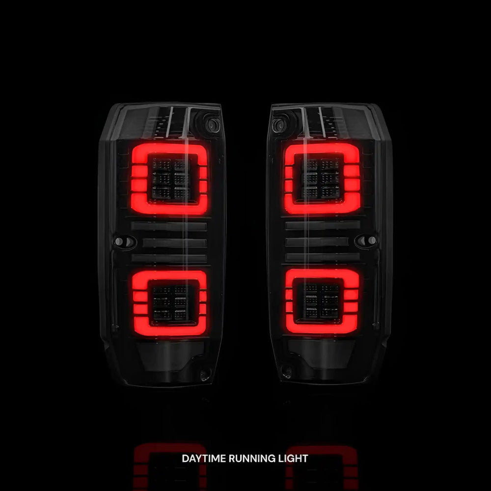 
                  
                    Sequential Halo LED Tail Lights – Fits Toyota LandCruiser 76 / 78 Series (2007–2022) | LH + RH Pair - Blckline Automotive
                  
                