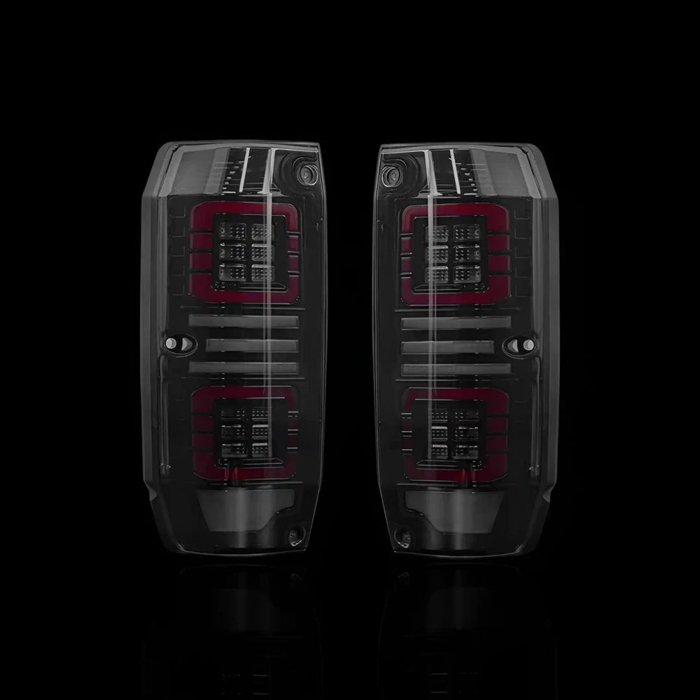 
                  
                    Sequential Halo LED Tail Lights – Fits Toyota LandCruiser 76 / 78 Series (2007–2022) | LH + RH Pair - Blckline Automotive
                  
                