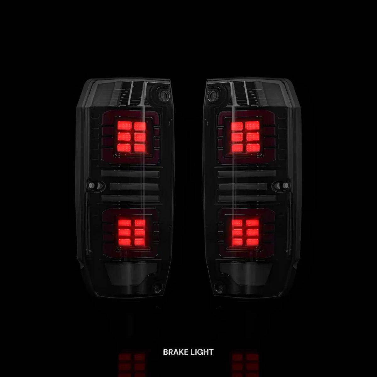 Sequential Halo LED Tail Lights – Fits Toyota LandCruiser 76 / 78 Series (2007–2022) | LH + RH Pair - Blckline Automotive