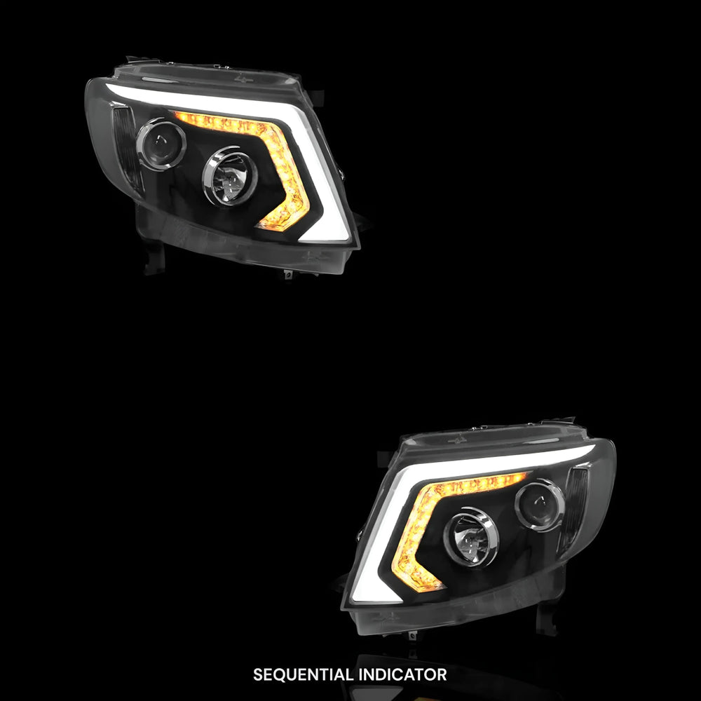 
                  
                    Sequential Headlights – Fits Ford Ranger PX MK1 (2011–2015) | LH + RH Pair - Blckline Automotive
                  
                