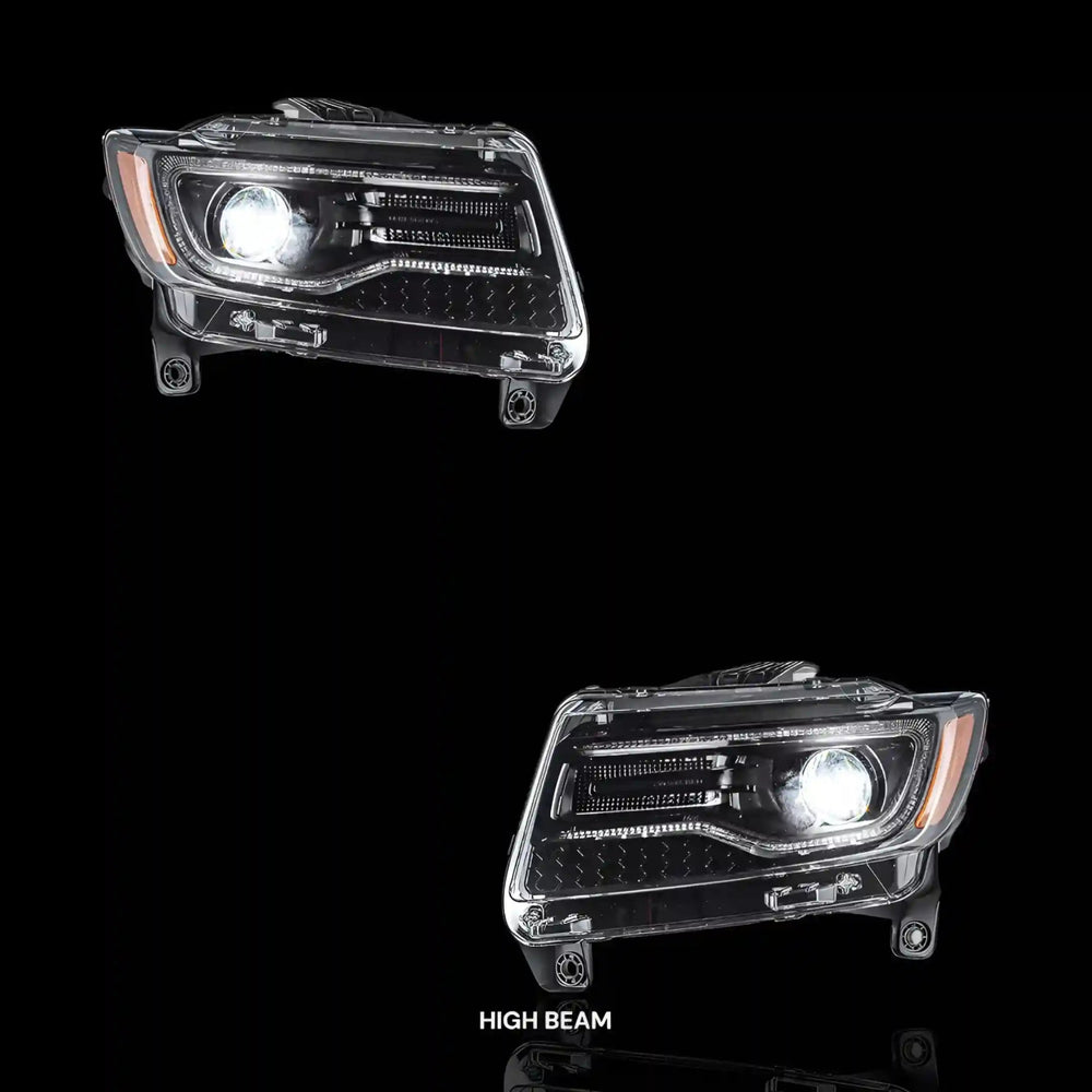 
                  
                    Sequential Headlights – Fits Jeep Grand Cherokee (2014 - 2022) | LH + RH Pair - Blckline Automotive
                  
                
