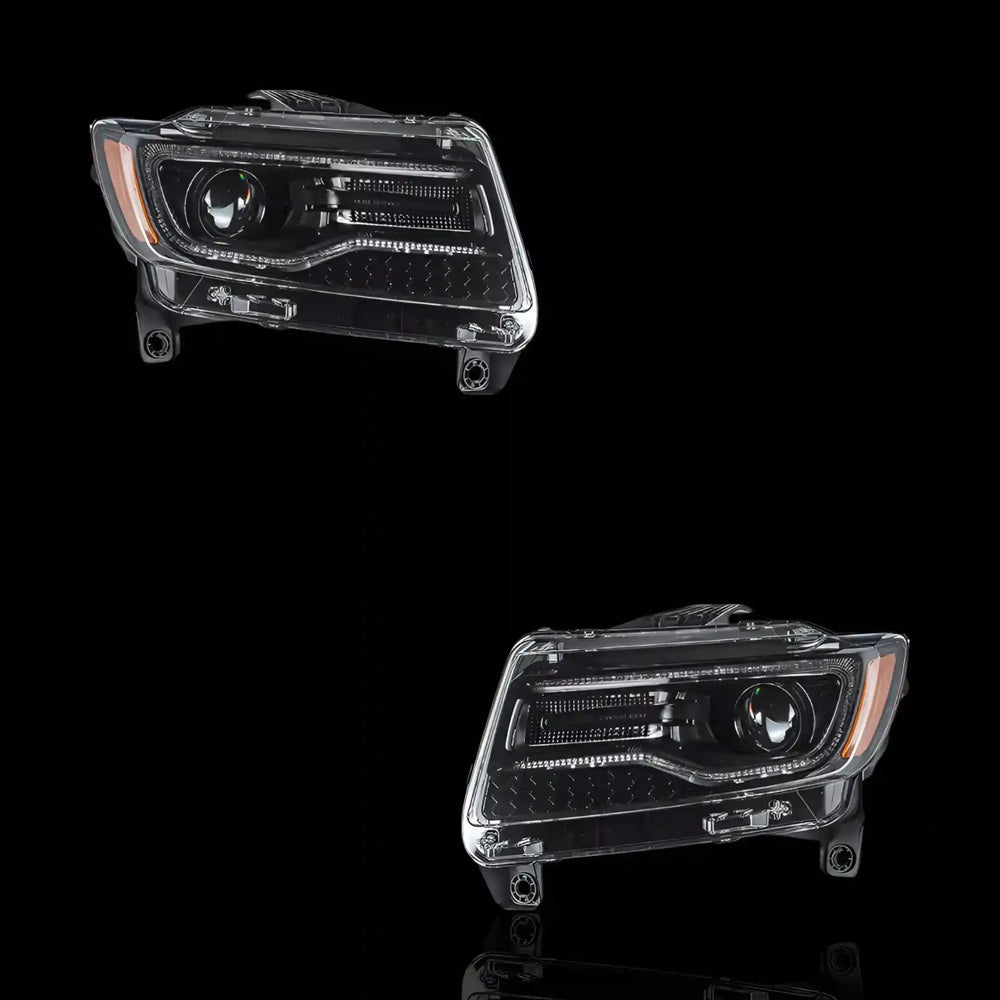 
                  
                    Sequential Headlights – Fits Jeep Grand Cherokee (2014 - 2022) | LH + RH Pair - Blckline Automotive
                  
                