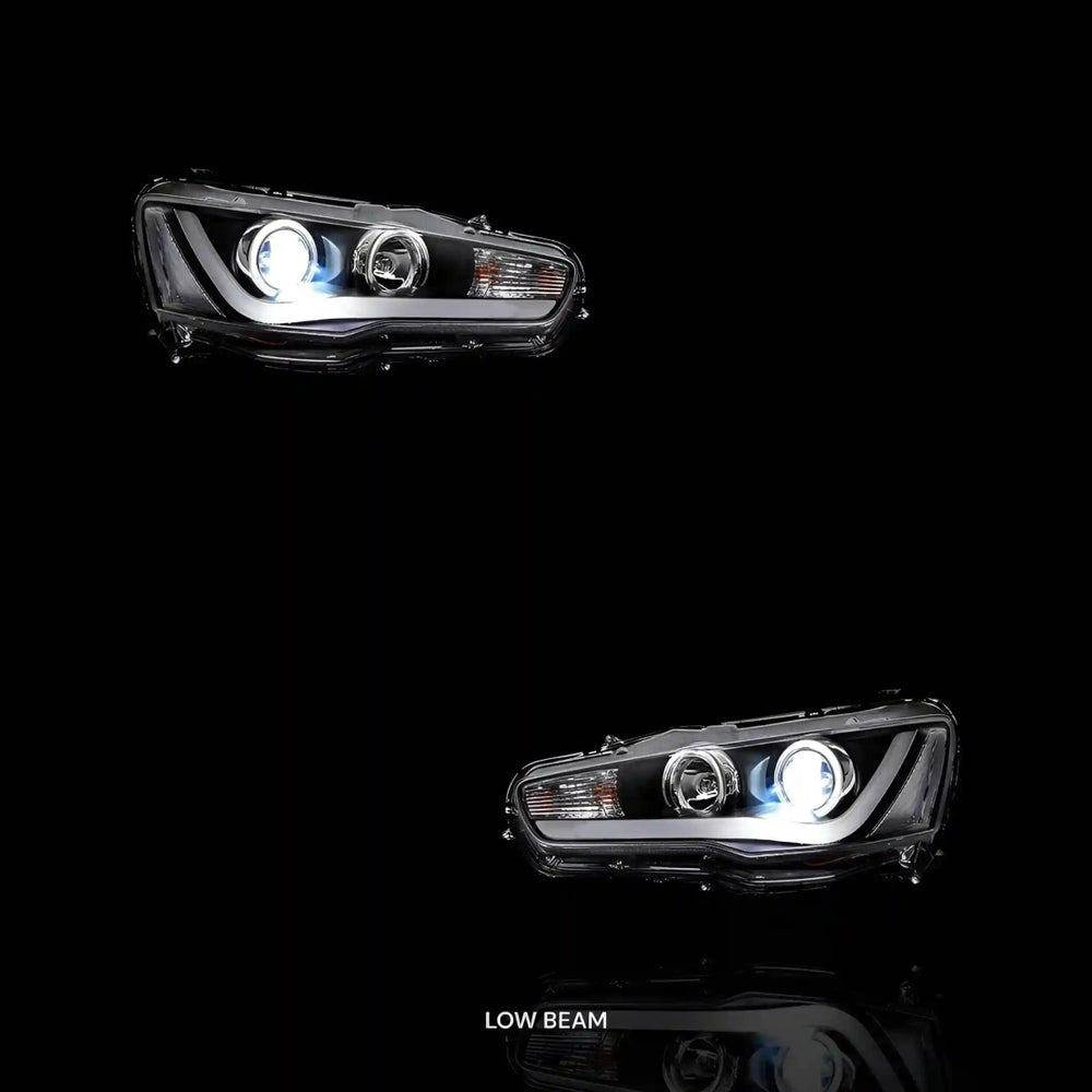 
                  
                    Sequential Headlights – Fits Mitsubishi Lancer Evolution X CF CJ (2007 - 2017) | Both (LH + RH) - Blckline Automotive
                  
                