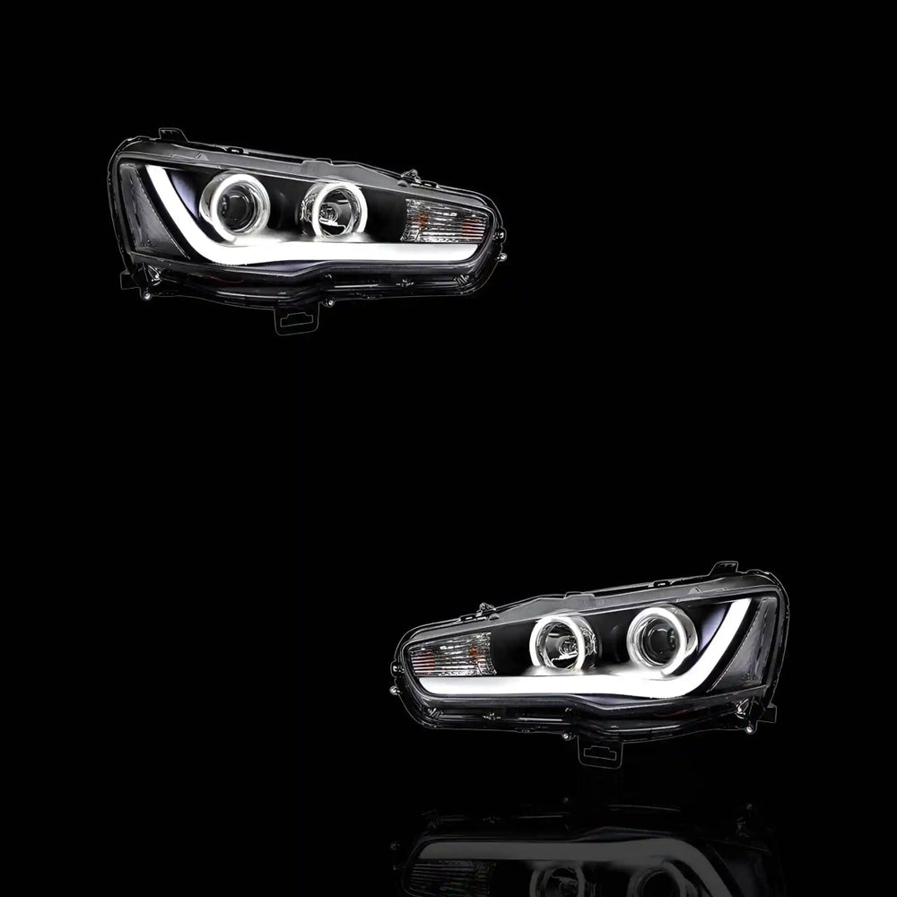 Sequential Headlights – Fits Mitsubishi Lancer Evolution X CF CJ (2007 - 2017) | Both (LH + RH) - Blckline Automotive