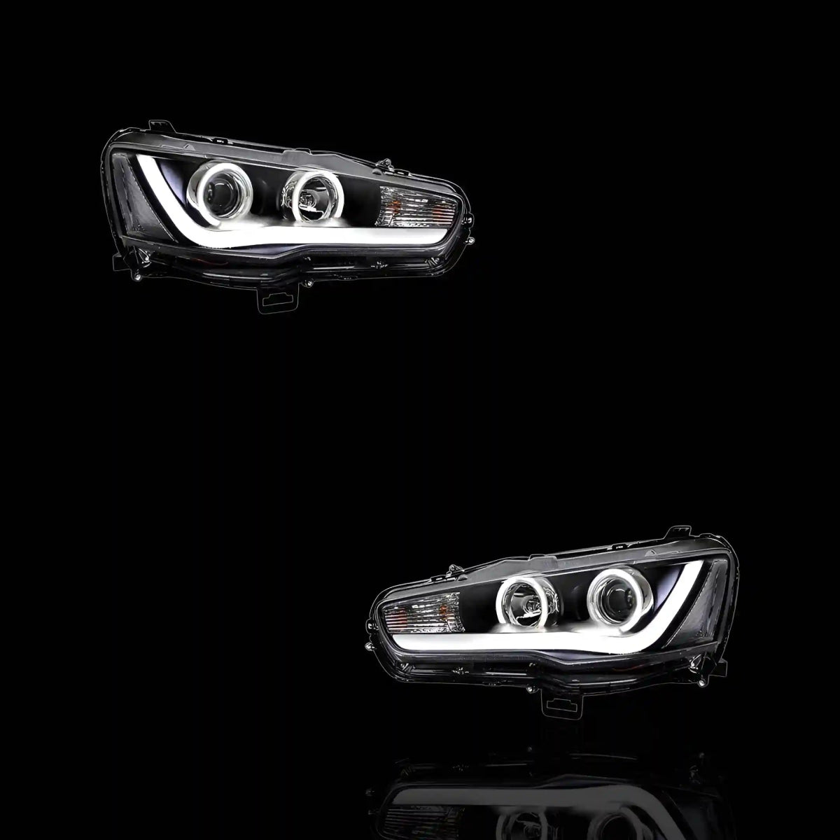 Sequential Headlights – Fits Mitsubishi Lancer Evolution X CF CJ (2007 - 2017) | Both (LH + RH) - Blckline Automotive