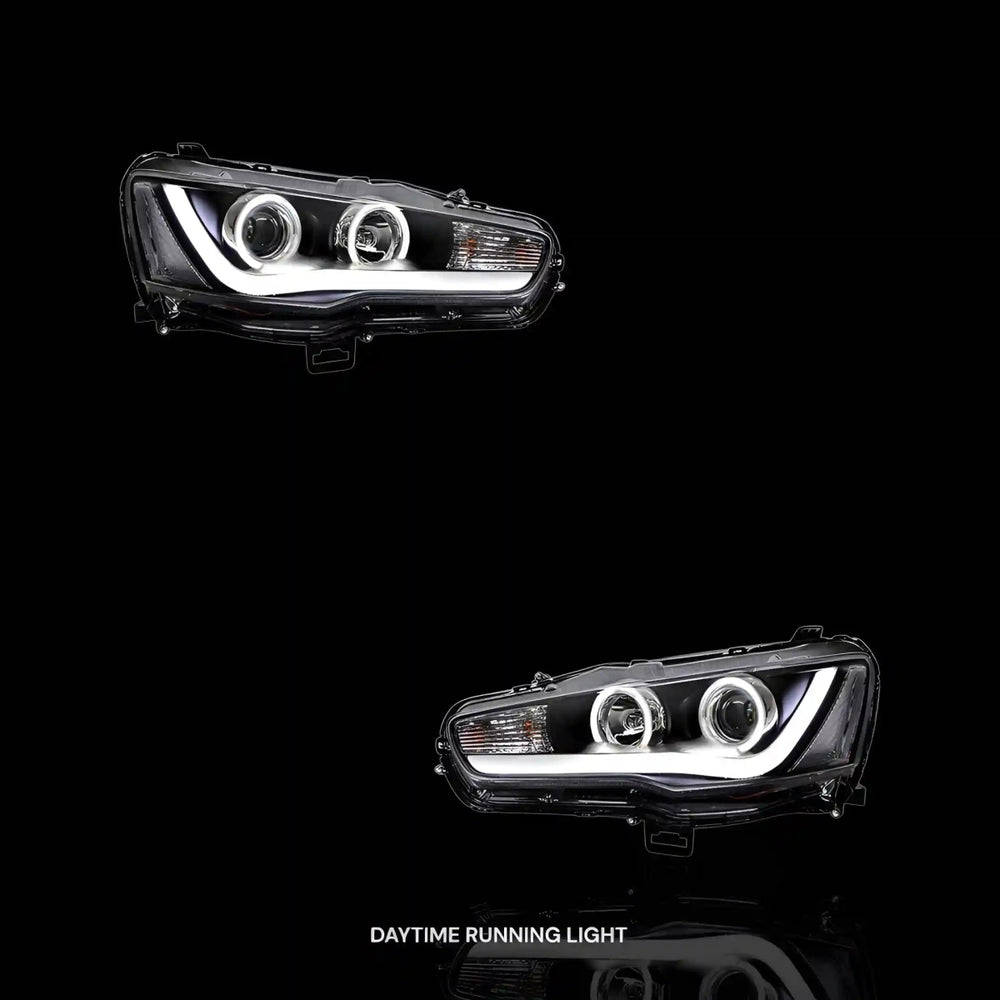 
                  
                    Sequential Headlights – Fits Mitsubishi Lancer Evolution X CF CJ (2007 - 2017) | Both (LH + RH) - Blckline Automotive
                  
                