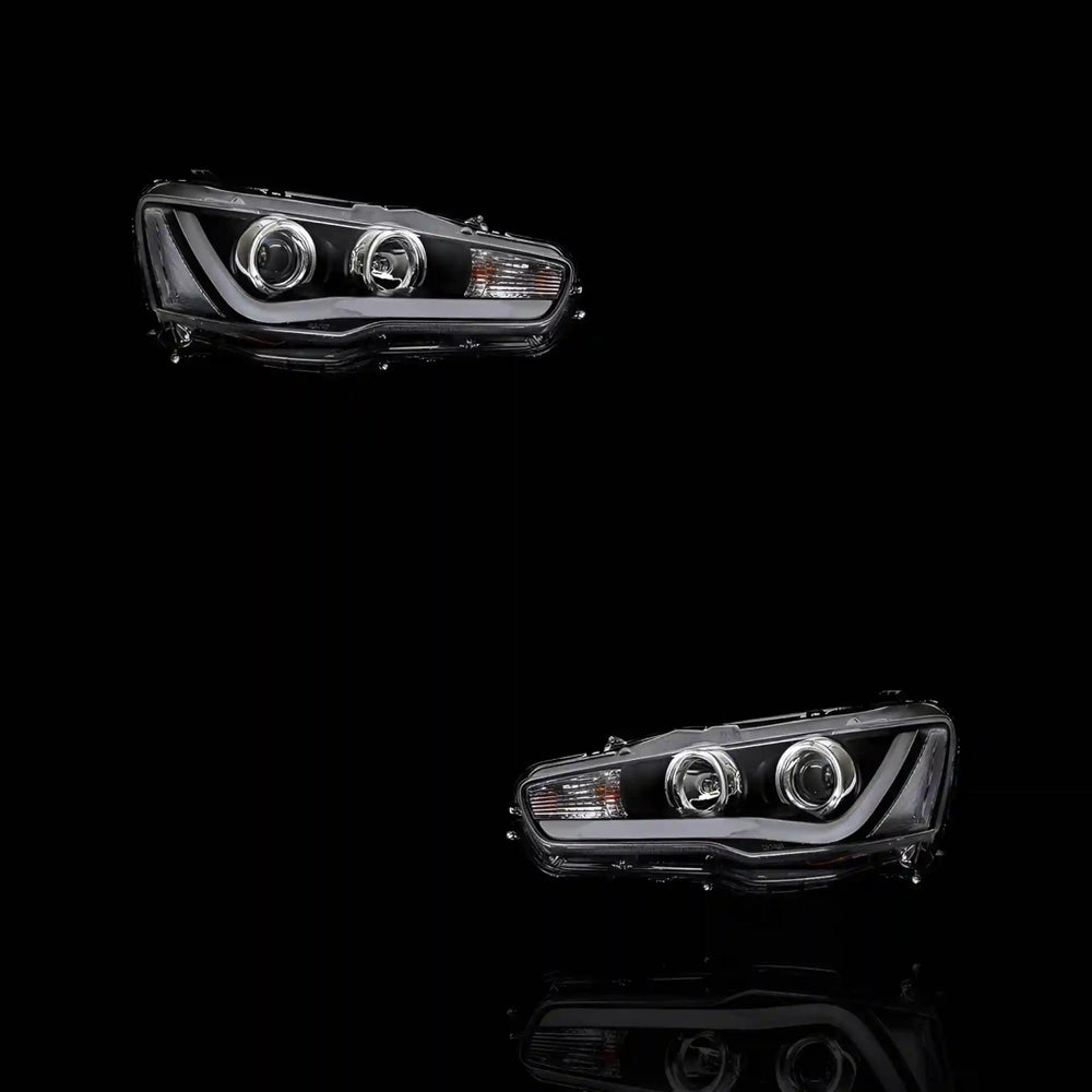
                  
                    Sequential Headlights – Fits Mitsubishi Lancer Evolution X CF CJ (2007 - 2017) | Both (LH + RH) - Blckline Automotive
                  
                