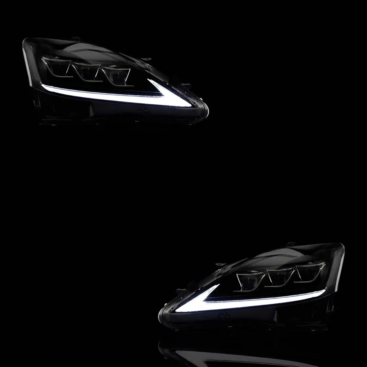 Sequential Indicator Headlights – Fits Lexus IS250 IS350 IS - F (2006 - 2013) | LH + RH Pair - Blckline Automotive