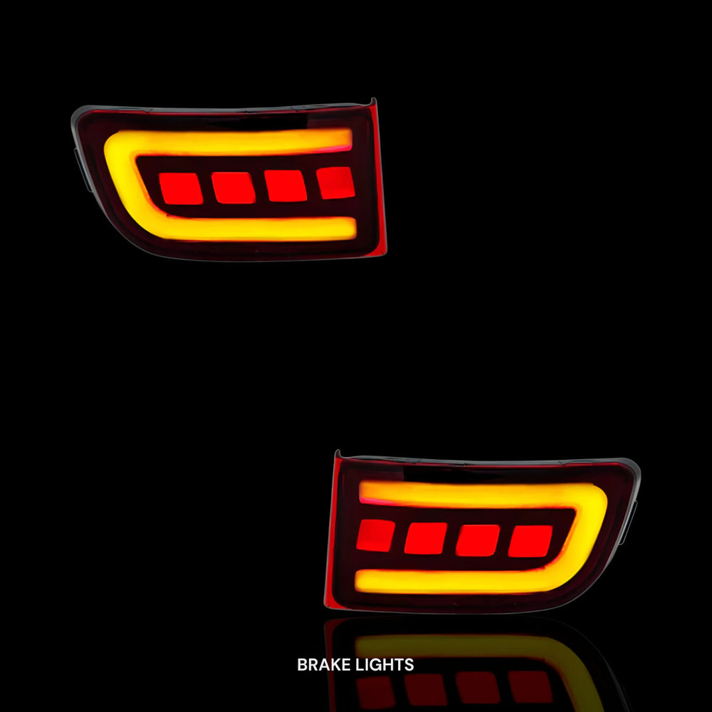 
                  
                    Sequential LED Brake Signal Rear Bumper Lights – Fits Toyota Prado 120 Series All Models (2002 - 2009) | LH + RH Pair - Blckline Automotive
                  
                
