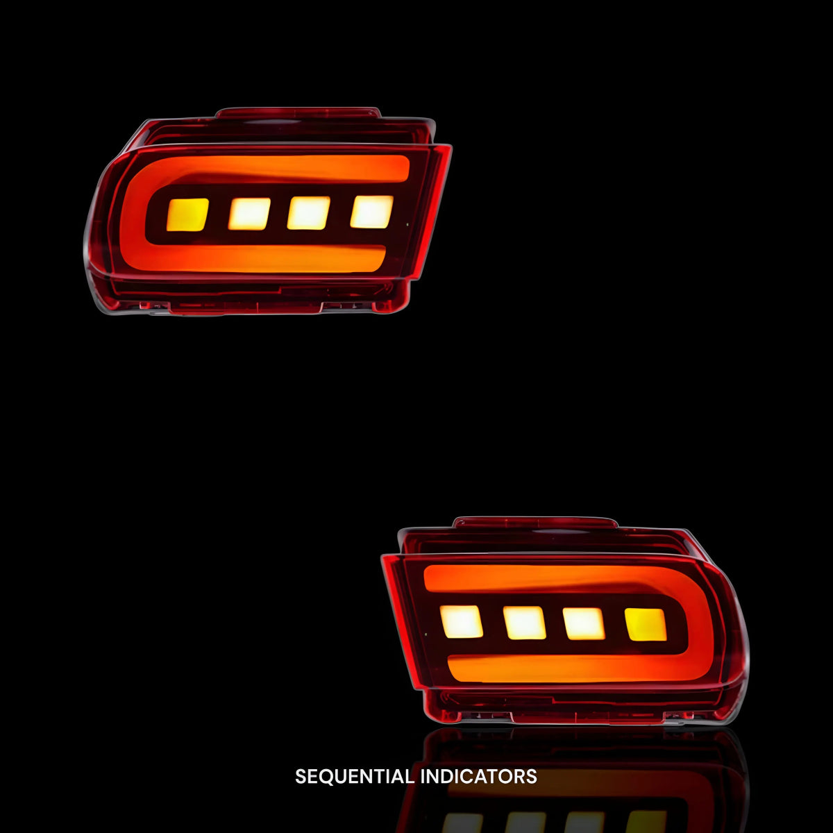 Sequential LED Brake Signal Rear Bumper Lights – Fits Toyota Prado 150 Series All Models (2010 - 2022) | LH + RH Pair - Blckline Automotive