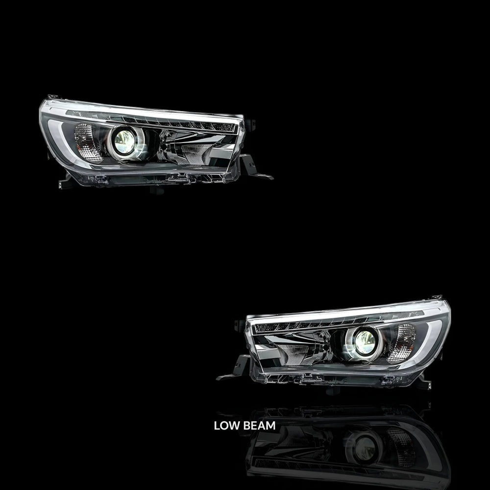 
                  
                    Sequential Projector Headlights – Fits Toyota Hilux N80 (2015–2024) | LH + RH Pair - Blckline Automotive
                  
                