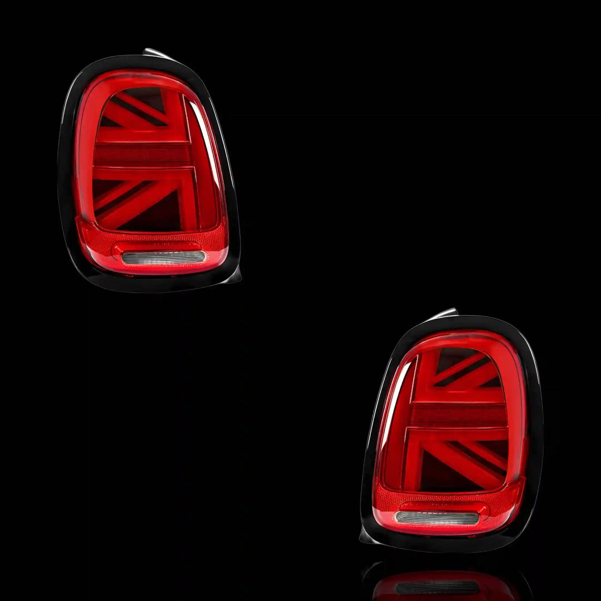 Sequential Red Black LED Tail Lights – Fits Mini Cooper F55 / F56 / F57 (2014 - 2018) | LH + RH Pair - Blckline Automotive