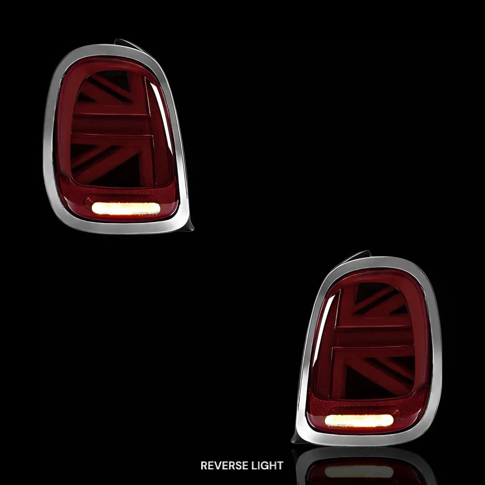 
                  
                    Sequential Red Chrome LED Tail Lights – Fits Mini Cooper F55 / F56 / F57 (2014 - 2018) | LH + RH Pair - Blckline Automotive
                  
                