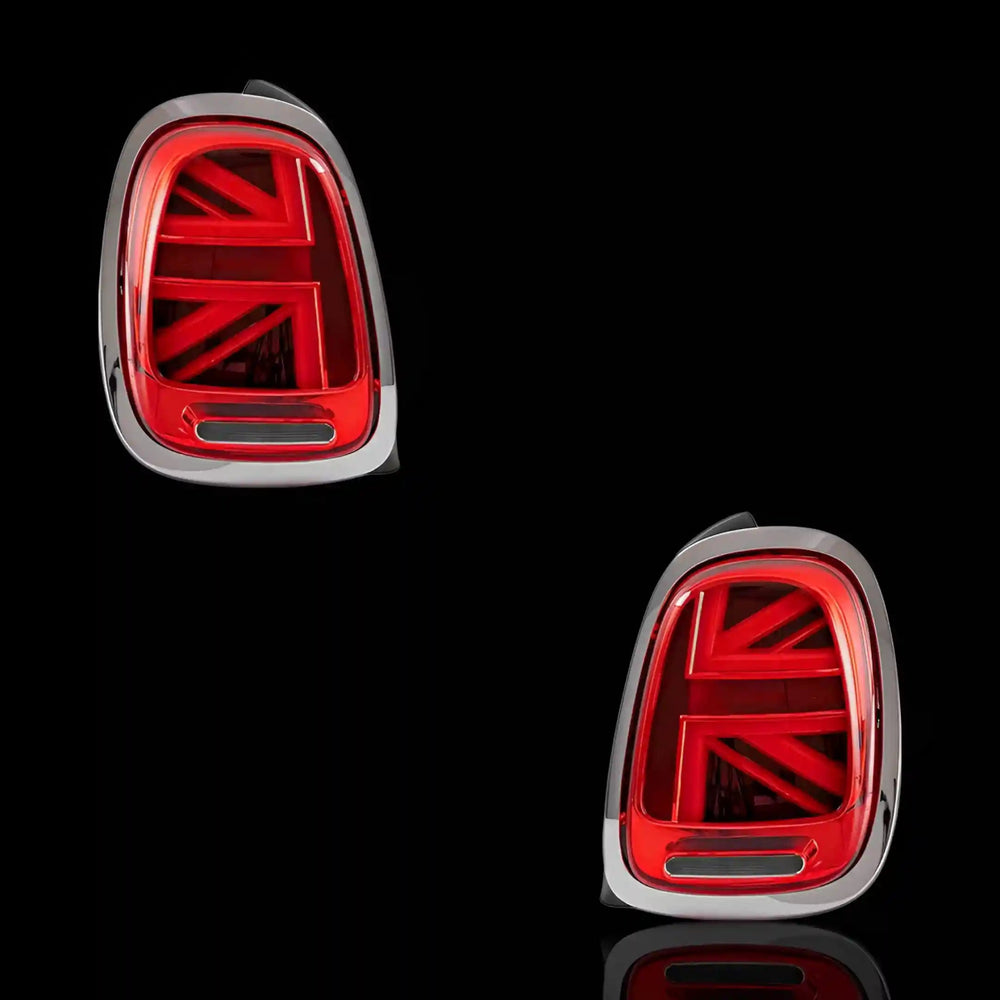 
                  
                    Sequential Red Chrome LED Tail Lights – Fits Mini Cooper F55 / F56 / F57 (2014 - 2018) | LH + RH Pair - Blckline Automotive
                  
                