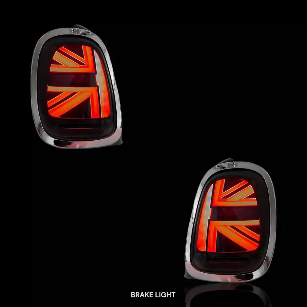 Sequential Red Chrome LED Tail Lights – Fits Mini Cooper F55 / F56 / F57 (2014 - 2018) | LH + RH Pair - Blckline Automotive