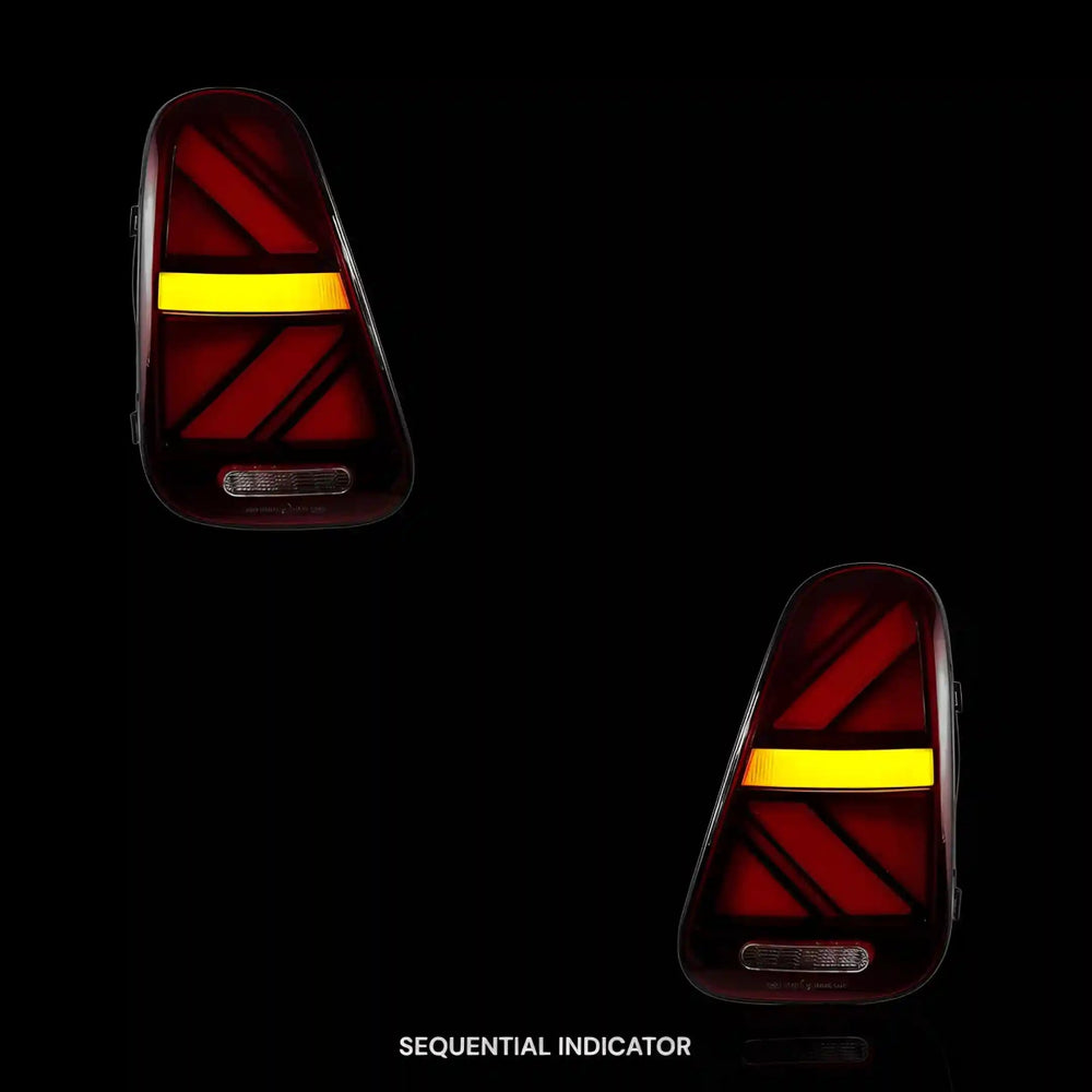
                  
                    Sequential Red Clear Full LED Tail Lights – Fits Mini Cooper R50 / R52 / R53 (2001 - 2006) | LH + RH Pair - Blckline Automotive
                  
                