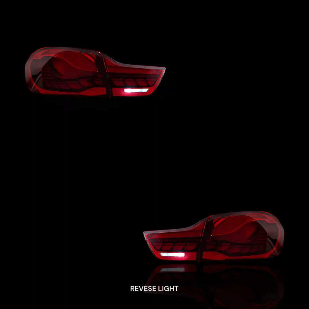
                  
                    Sequential Red Full LED Tail Lights – Fits BMW 4 - Series F32 / F33 / F36 / F82 / F83 (2014 - 2020) | LH + RH Pair - Blckline Automotive
                  
                