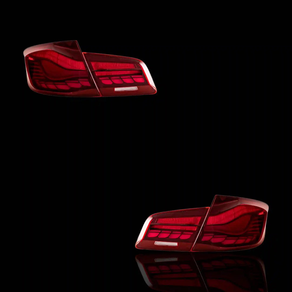 
                  
                    Sequential Red Full LED Tail Lights – Fits BMW 5 - Series F10 / F18 (2011 - 2017) | (LH + RH) Pair - Blckline Automotive
                  
                
