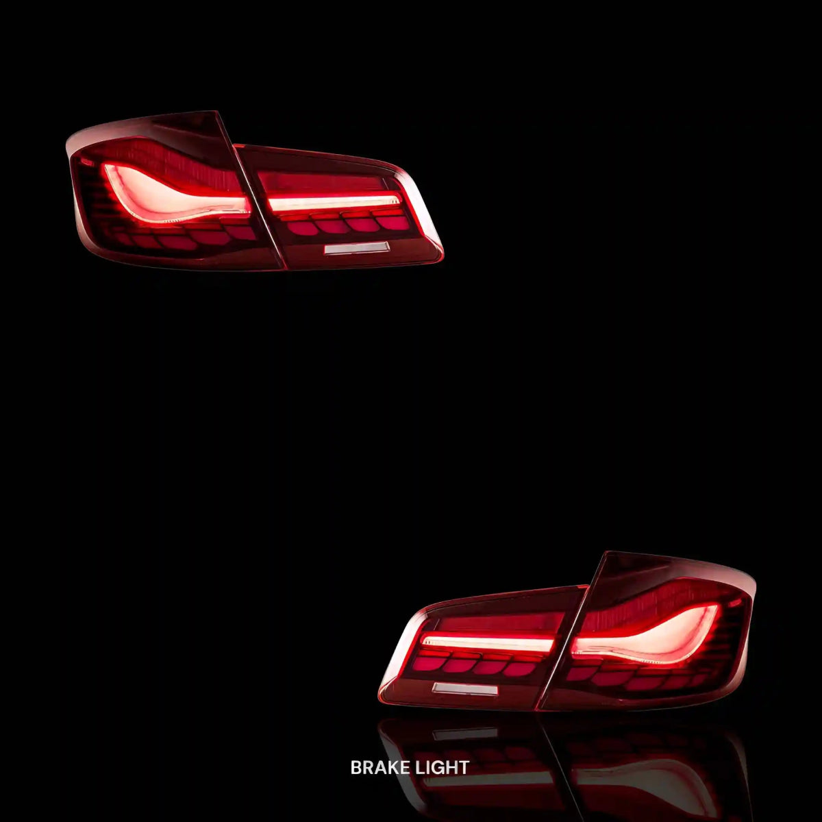 Sequential Red Full LED Tail Lights – Fits BMW 5 - Series F10 / F18 (2011 - 2017) | (LH + RH) Pair - Blckline Automotive