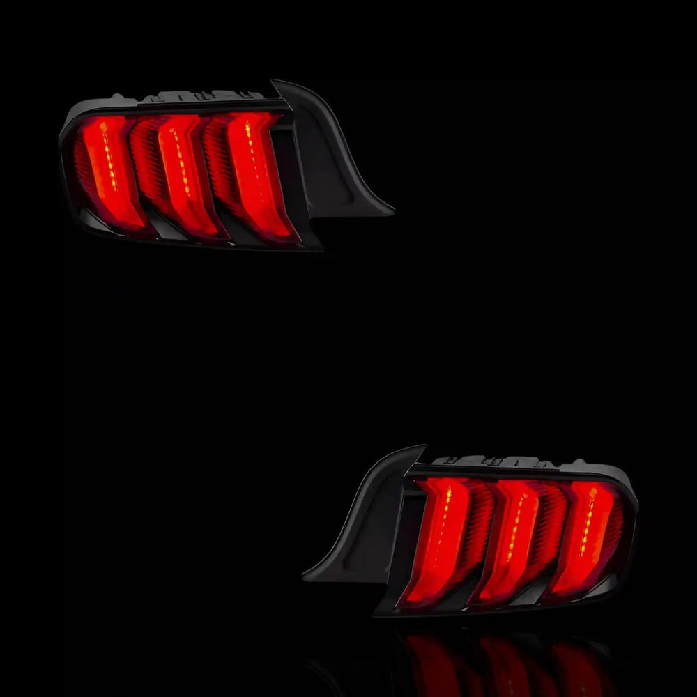 
                  
                    Sequential Red Full LED Tail Lights – Fits Ford Mustang FM / FN (2015 - 2021) | LH + RH Pair - Blckline Automotive
                  
                