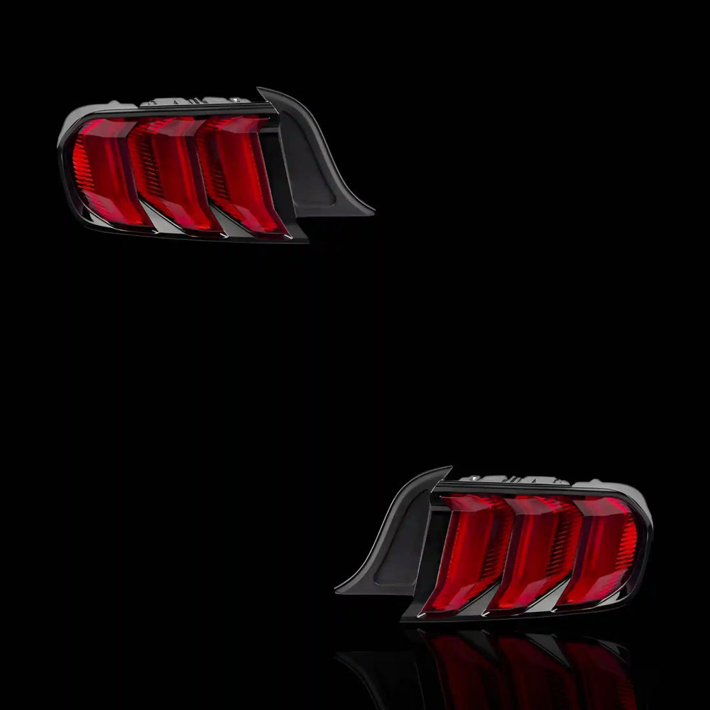 
                  
                    Sequential Red Full LED Tail Lights – Fits Ford Mustang FM / FN (2015 - 2021) | LH + RH Pair - Blckline Automotive
                  
                