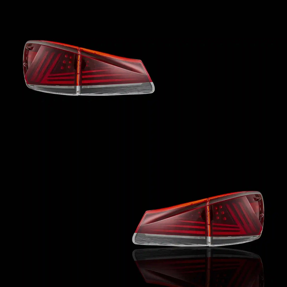 
                  
                    Sequential Red Full LED Tail Lights – Fits Lexus IS - F USE20 (2008 - 2012) | LH + RH Pair - Blckline Automotive
                  
                