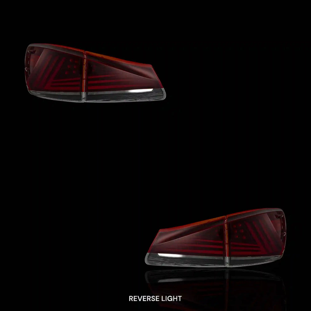 
                  
                    Sequential Red Full LED Tail Lights – Fits Lexus IS - F USE20 (2008 - 2012) | LH + RH Pair - Blckline Automotive
                  
                