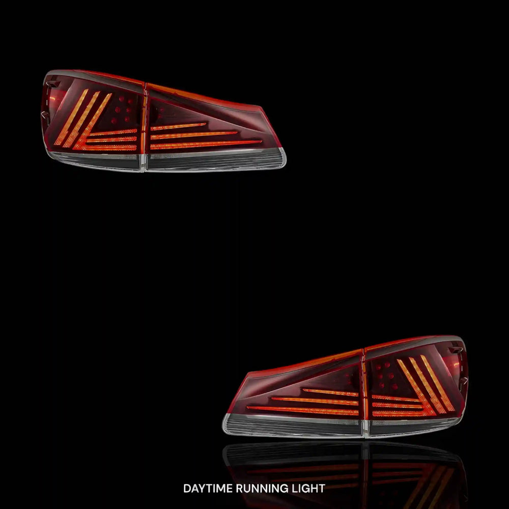 
                  
                    Sequential Red Full LED Tail Lights – Fits Lexus IS250 GSE20 (2006 - 2012) | LH + RH Pair - Blckline Automotive
                  
                