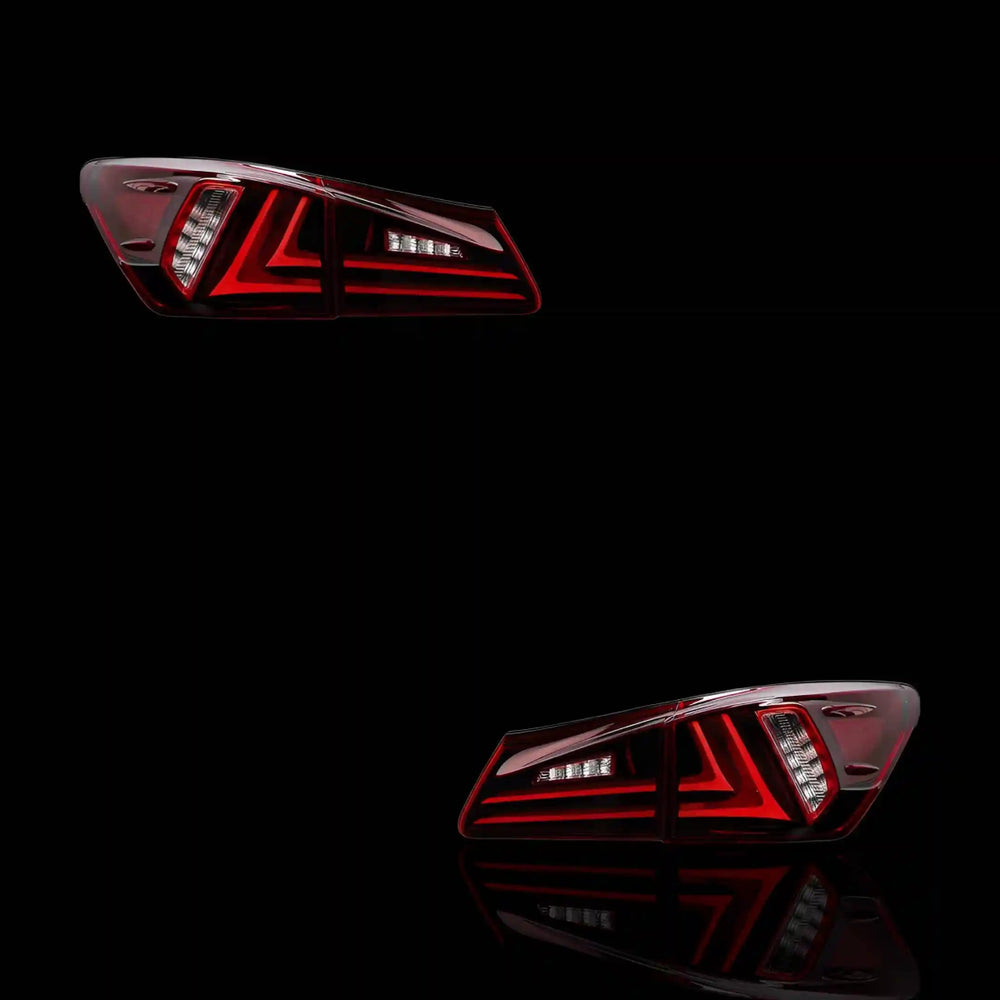
                  
                    Sequential Red Full LED Tail Lights – Fits Lexus IS250 GSE20 / GSE30 (2006 - 2013) | LH + RH Pair - Blckline Automotive
                  
                