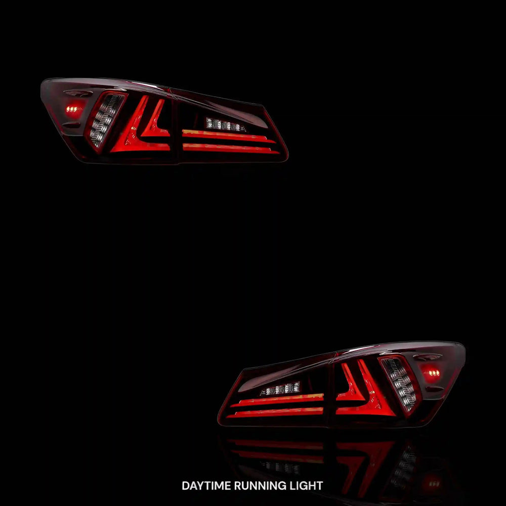 
                  
                    Sequential Red Full LED Tail Lights – Fits Lexus IS350 GSE21 / GSE31 (2006 - 2013) | LH + RH Pair - Blckline Automotive
                  
                
