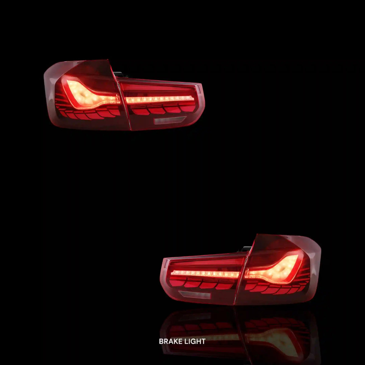 Sequential Red LED Tail Lights – Fits BMW 3 - Series F30 / F80 / M3 (2012 - 2019) | LH + RH Pair - Blckline Automotive