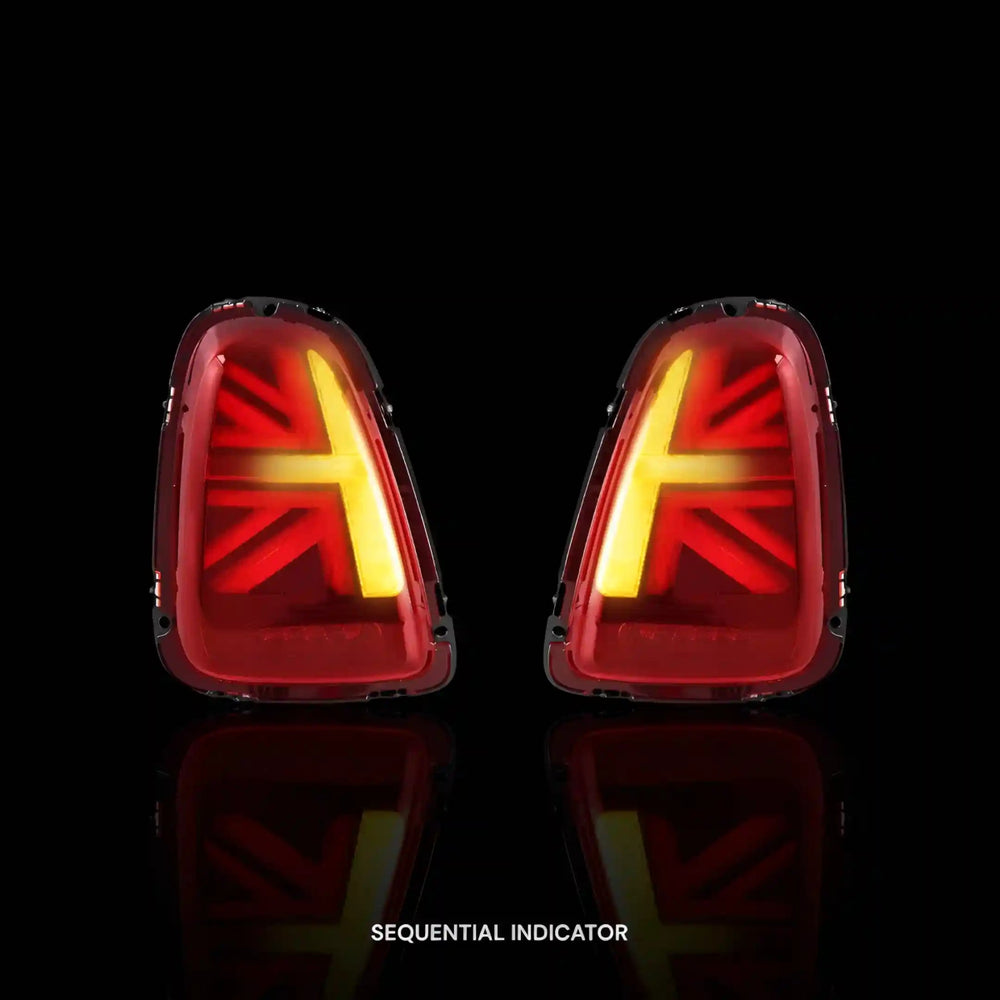 
                  
                    Sequential Red LED Tail Lights – Fits Mini Cooper R56 / R57 / R58 / R59 (2007 - 2015) | LH + RH Pair - Blckline Automotive
                  
                