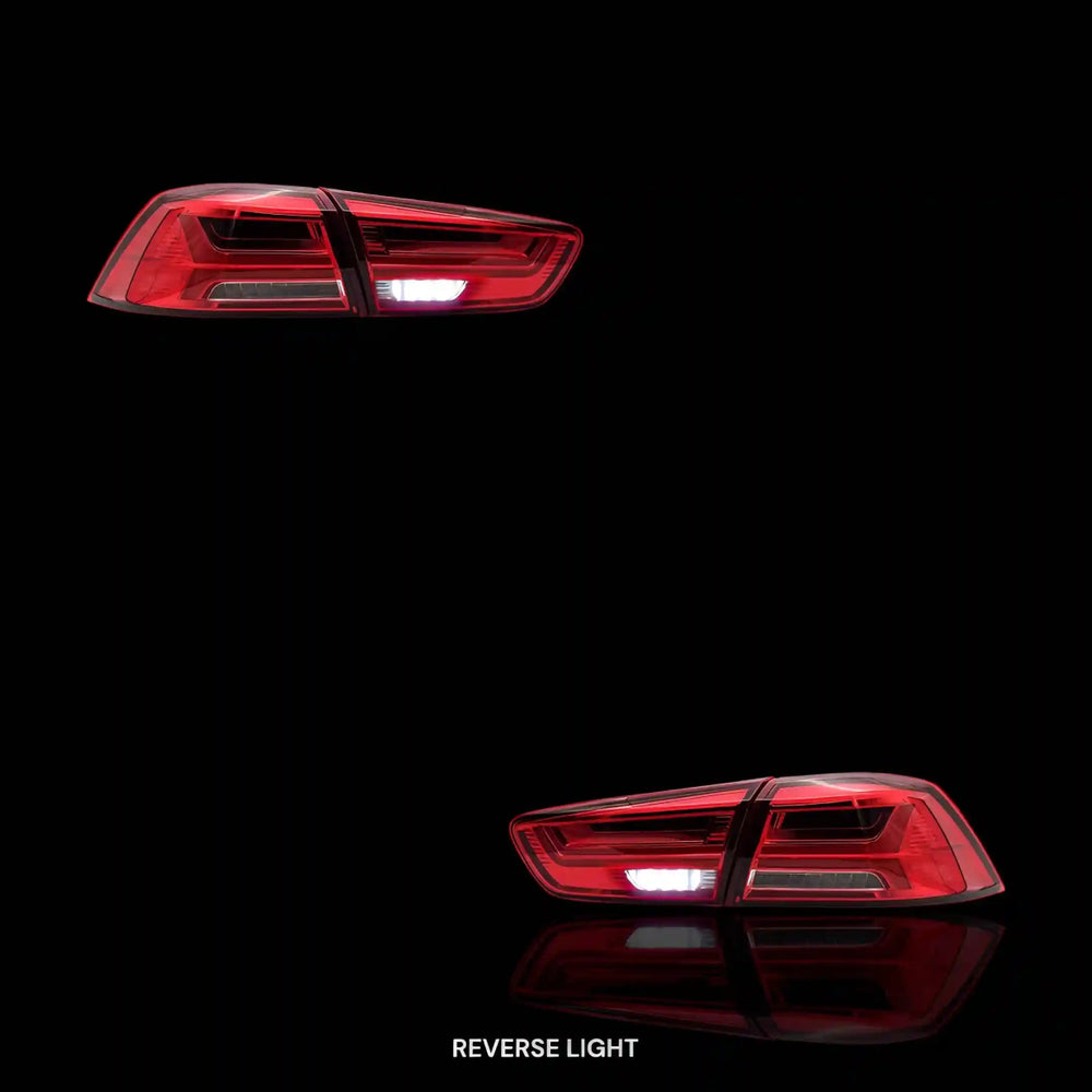 
                  
                    Sequential Red LED Tail Lights – Fits Mitsubishi Lancer Evo X / CJ / CF (2008 - 2017) | LH + RH Pair - Blckline Automotive
                  
                
