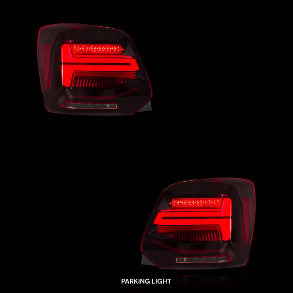 Sequential Red LED Tail Lights – Fits Volkswagen Polo 6R (2009 - 2017) | LH + RH Pair - Blckline Automotive