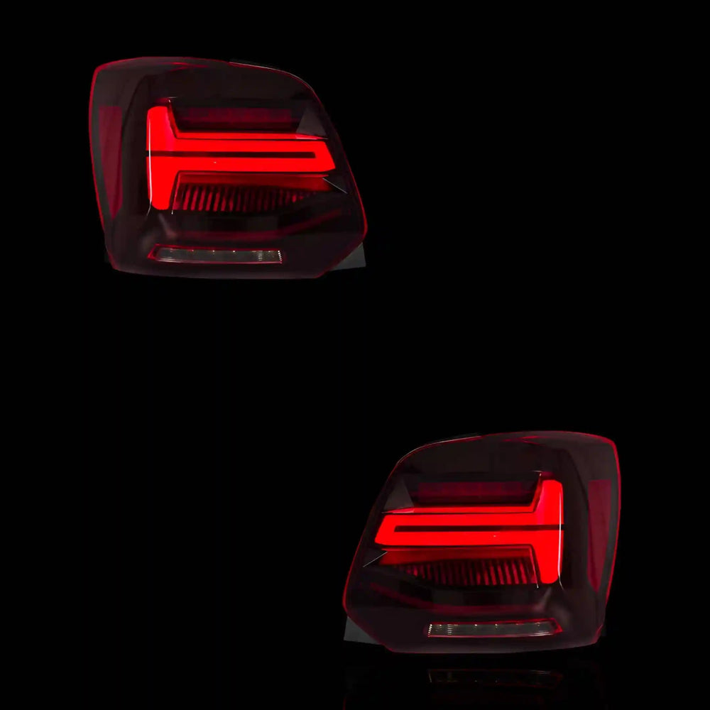 Sequential Red LED Tail Lights – Fits Volkswagen Polo 6R (2009 - 2017) | LH + RH Pair - Blckline Automotive