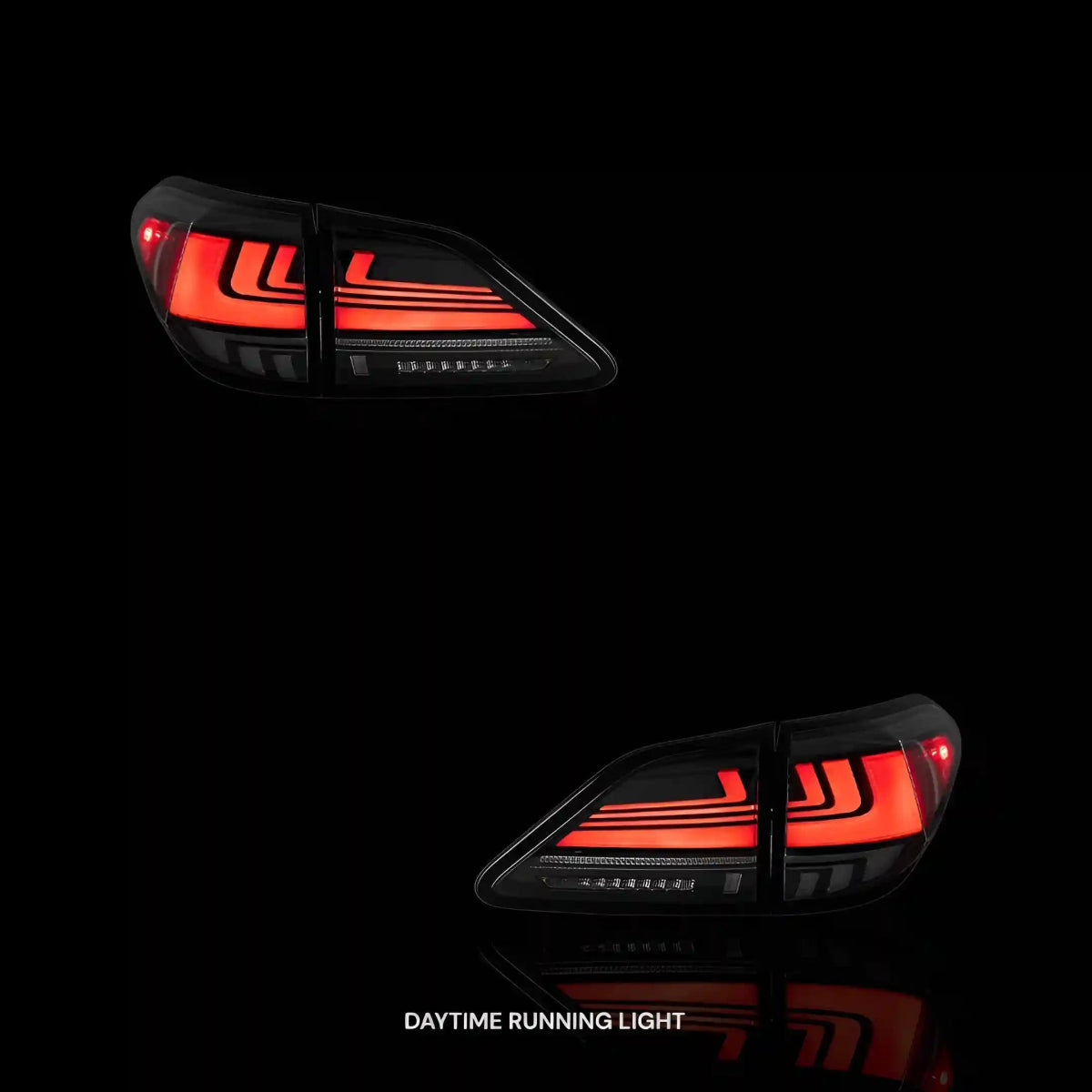 Sequential Red Smoked LED Tail Lights – Fits Lexus RX350 GGL15 (2012 - 2014) | LH + RH Pair - Blckline Automotive