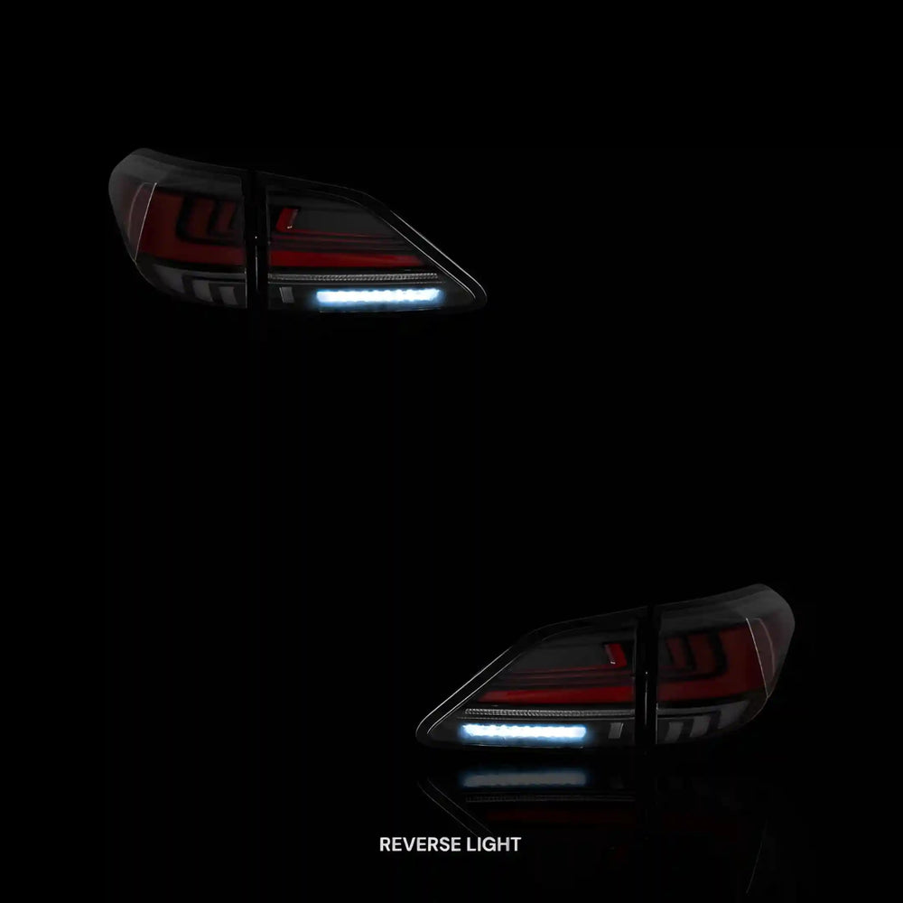 
                  
                    Sequential Red Smoked LED Tail Lights – Fits Lexus RX350 GGL15 (2012 - 2014) | LH + RH Pair - Blckline Automotive
                  
                