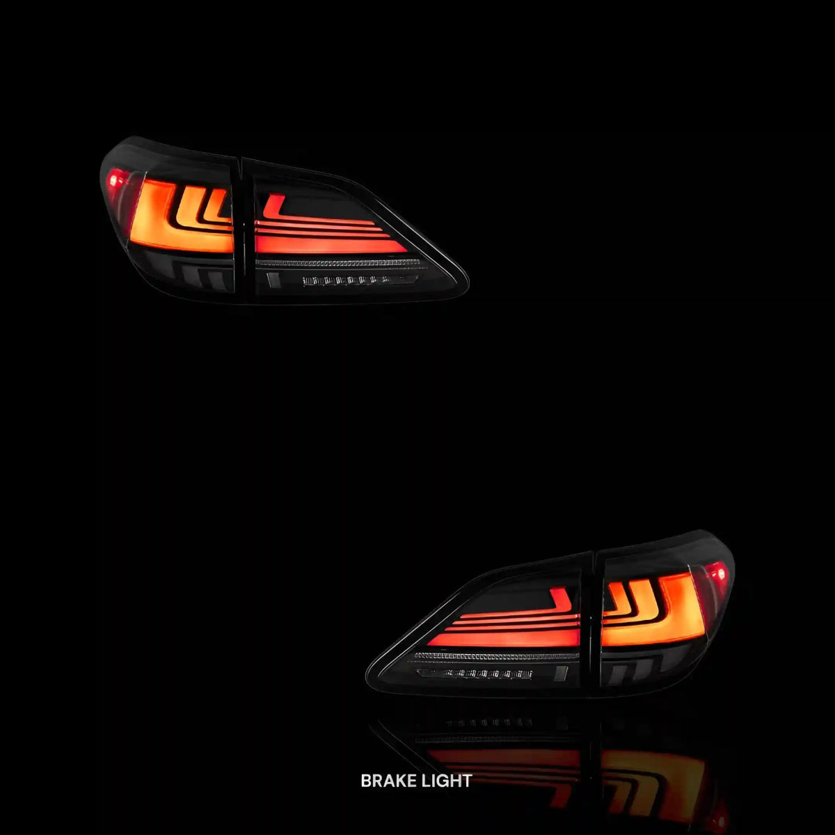 Sequential Red Smoked LED Tail Lights – Fits Lexus RX400h MHU38 (2008) | LH + RH Pair - Blckline Automotive
