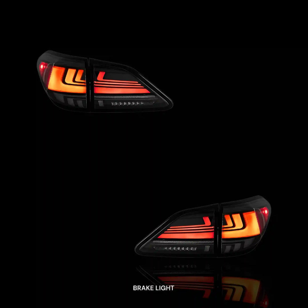 Sequential Red Smoked LED Tail Lights – Fits Lexus RX450h GYL15 (2009 - 2014) | LH + RH Pair - Blckline Automotive