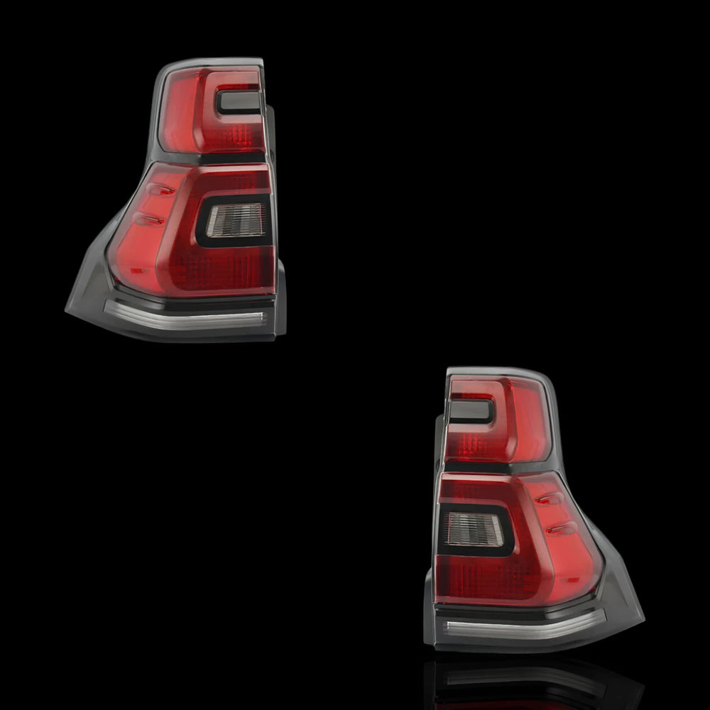 
                  
                    Sequential Red Smoked LED Tail Lights – Fits Toyota LandCruiser Prado 150 Series (2010–2017) | LH + RH Pair - Blckline Automotive
                  
                