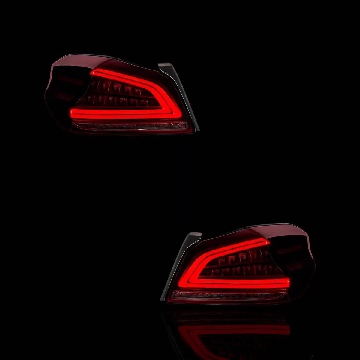 Sequential Red Tail Lights – Fits Subaru WRX VA (2015 - 2021) | LH + RH Pair - Blckline Automotive