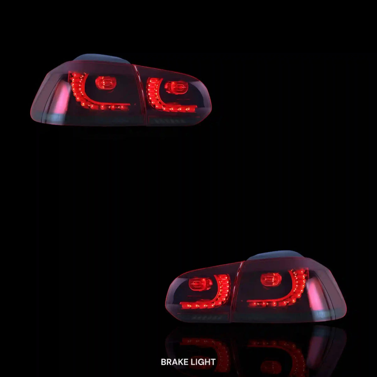 Sequential Red Tail Lights – Fits Volkswagen Golf VI MK6 (2008 - 2014) | LH + RH Pair - Blckline Automotive