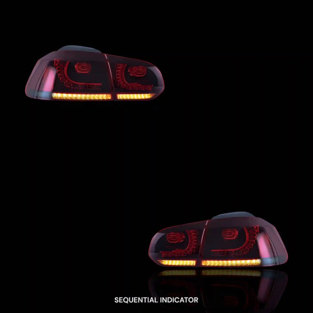 
                  
                    Sequential Red Tail Lights – Fits Volkswagen Golf VI MK6 (2008 - 2014) | LH + RH Pair - Blckline Automotive
                  
                