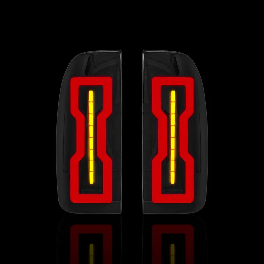 Sequential Smoked 3D LED Stripe Tail Lights – Fits Ford Ranger PJ / PK (2006–2011) | LH + RH Pair - Blckline Automotive