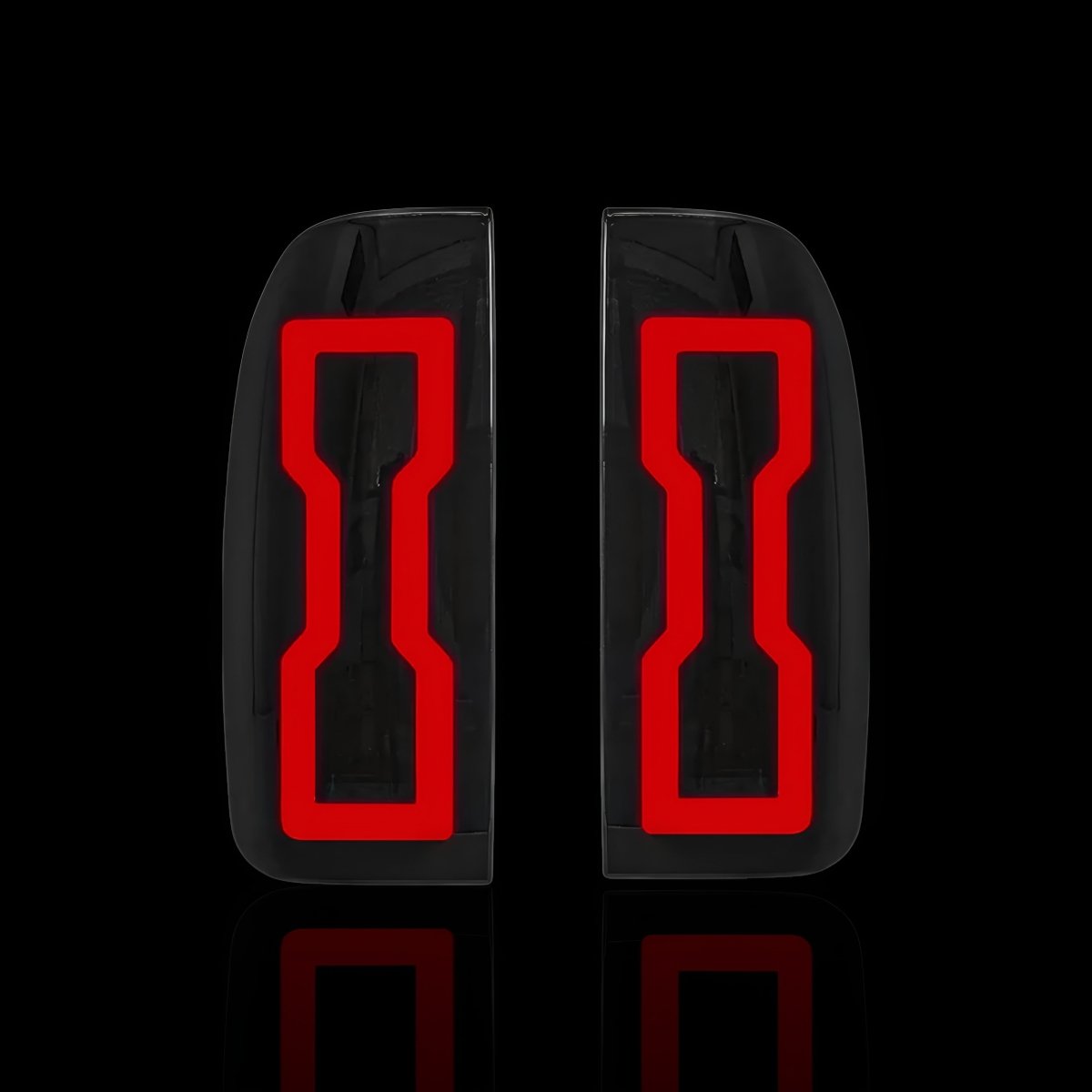 Sequential Smoked 3D LED Stripe Tail Lights – Fits Ford Ranger PJ / PK (2006–2011) | LH + RH Pair - Blckline Automotive