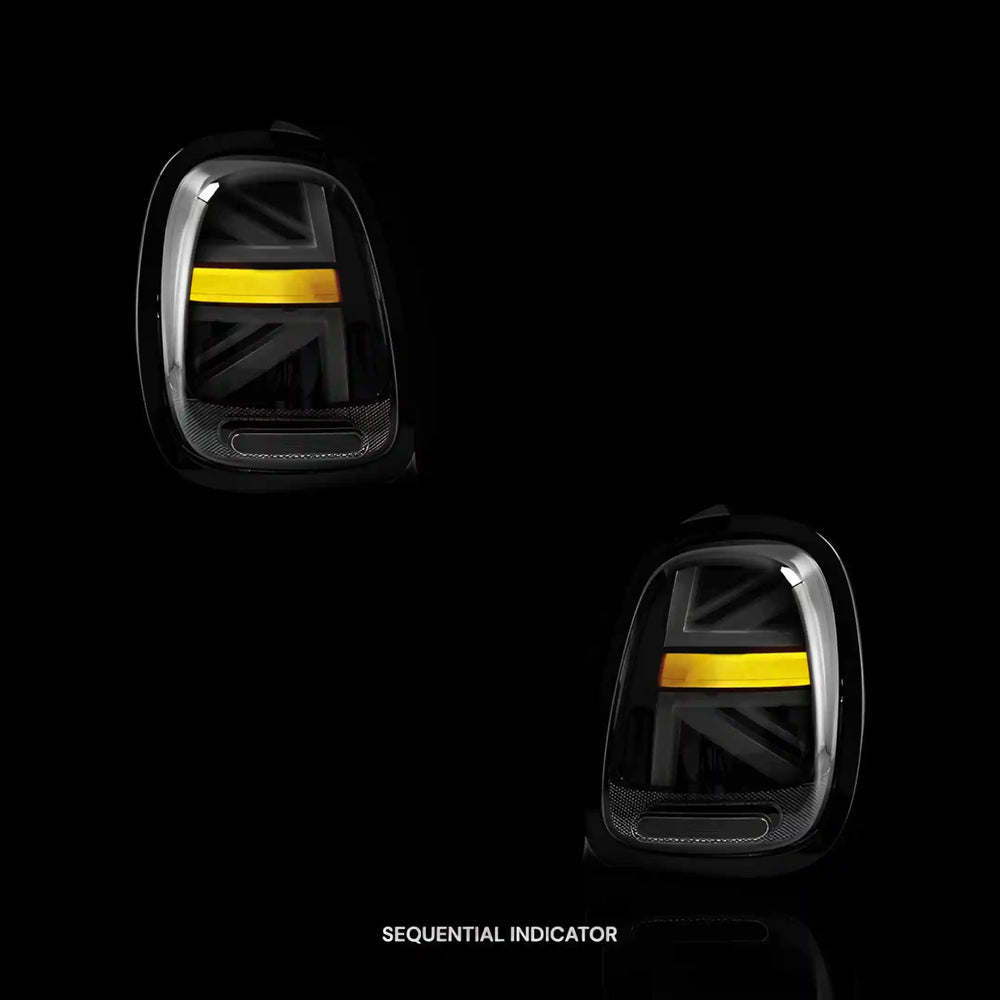 
                  
                    Sequential Smoked Black LED Tail Lights – Fits Mini Cooper F55 / F56 / F57 (2014 - 2018) | LH + RH Pair - Blckline Automotive
                  
                