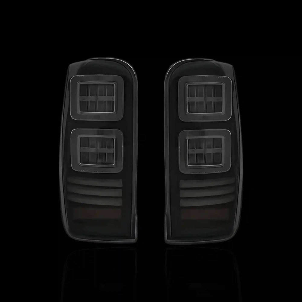 
                  
                    Sequential Smoked Block Style Full LED Tail Lights – Fits Mitsubishi Triton MR (2019 - 2022) | LH + RH Pair - Blckline Automotive
                  
                