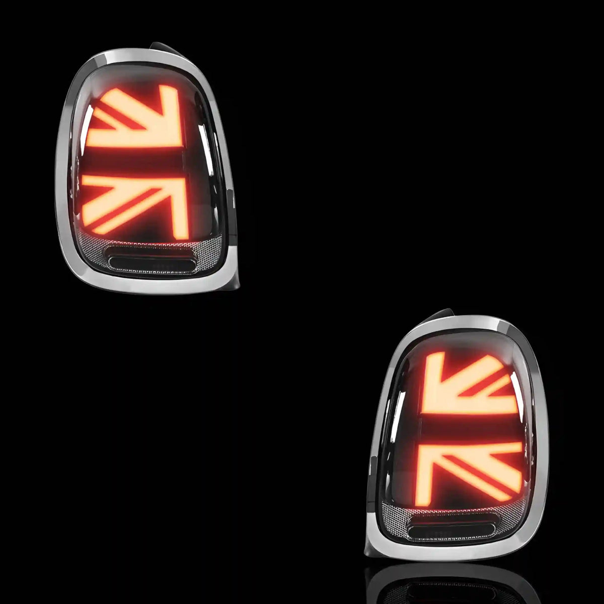 Sequential Smoked Chrome LED Tail Lights – Fits Mini Cooper F55 / F56 / F57 (2014 - 2018) | LH + RH Pair - Blckline Automotive